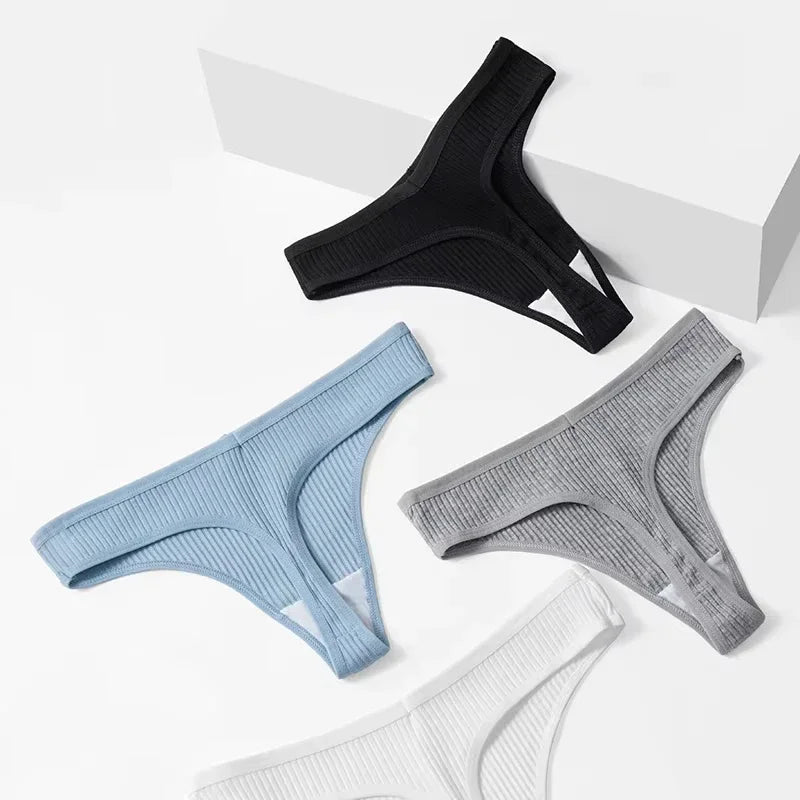 10PCS/Set Women's Panties Cotton Striped Underwear