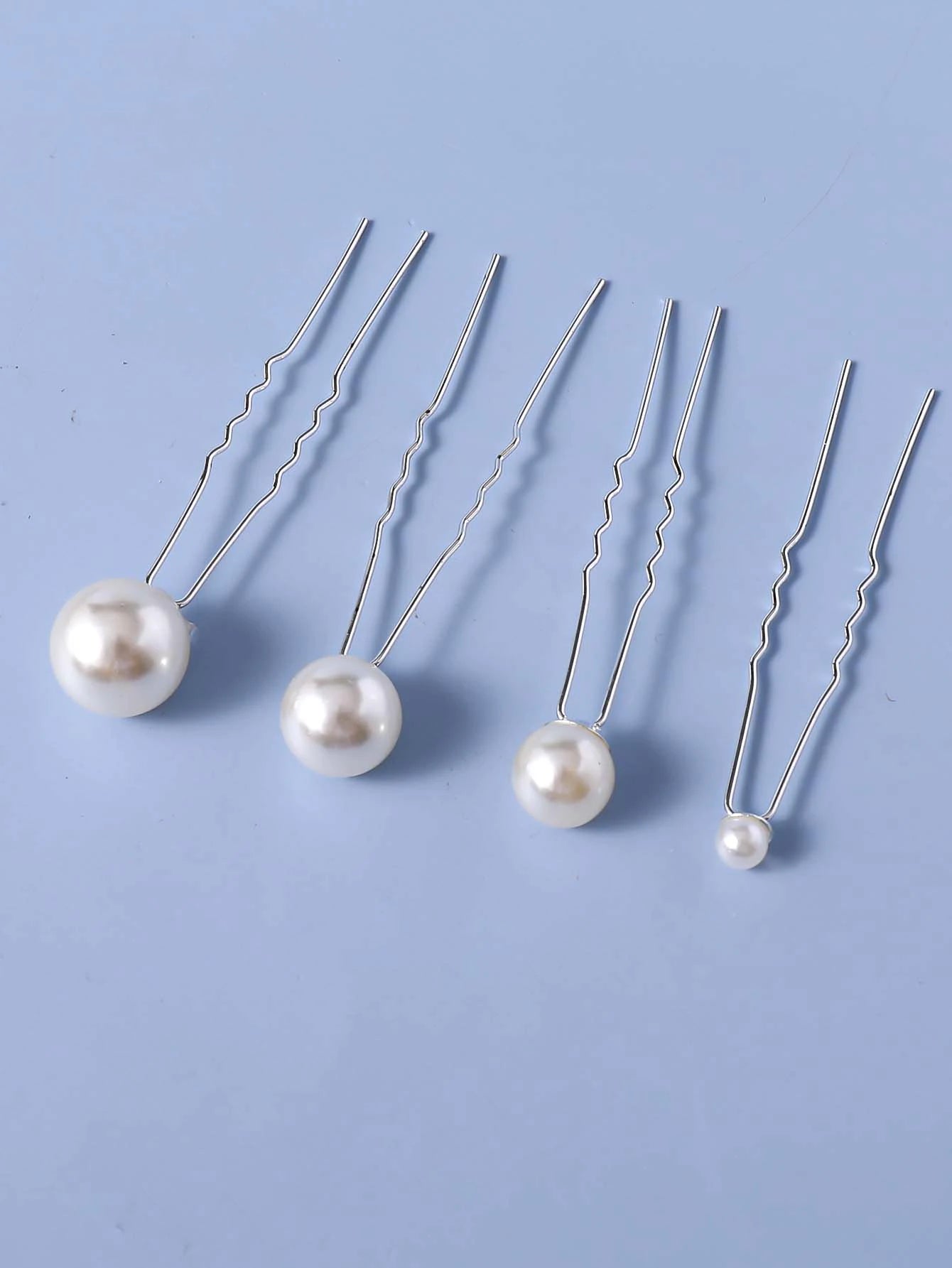 18Pcs Wedding Faux Pearl Hair Pins
