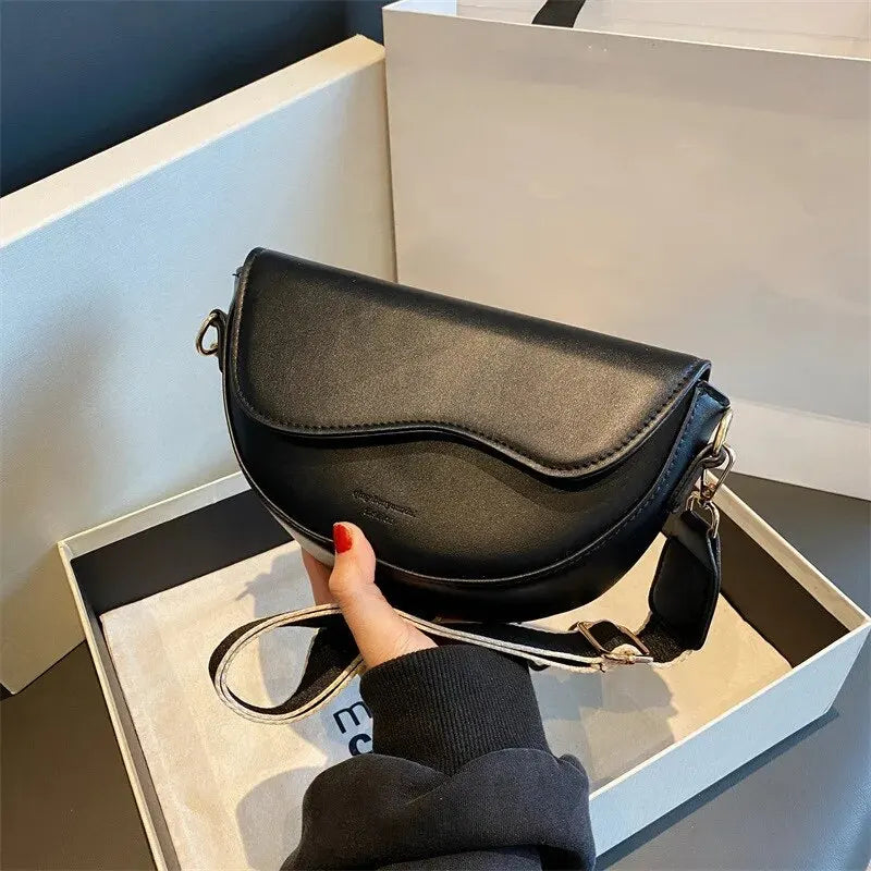 Small Saddle Shoulder Crossbody Bag