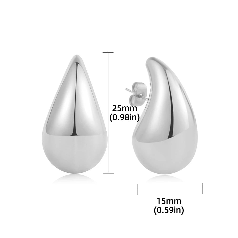 Exaggerate 50mm Big Water Drop Earrings