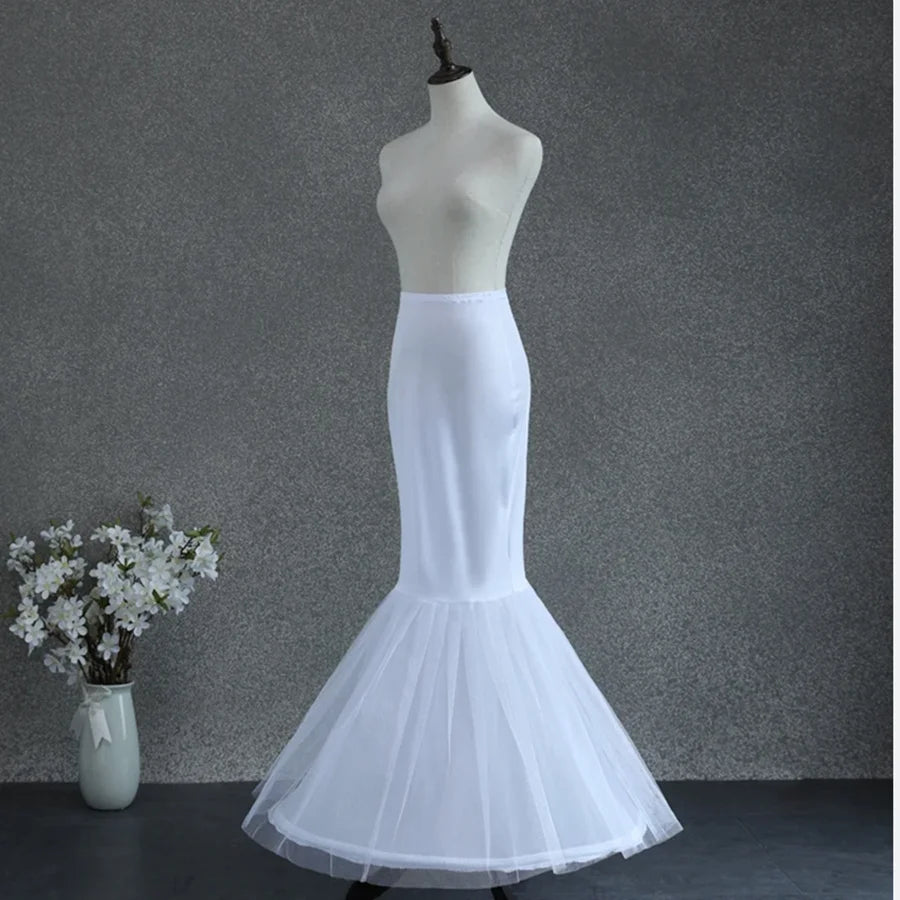 New Arrival White Mermaid Petticoat Underskirt Wedding Accessories