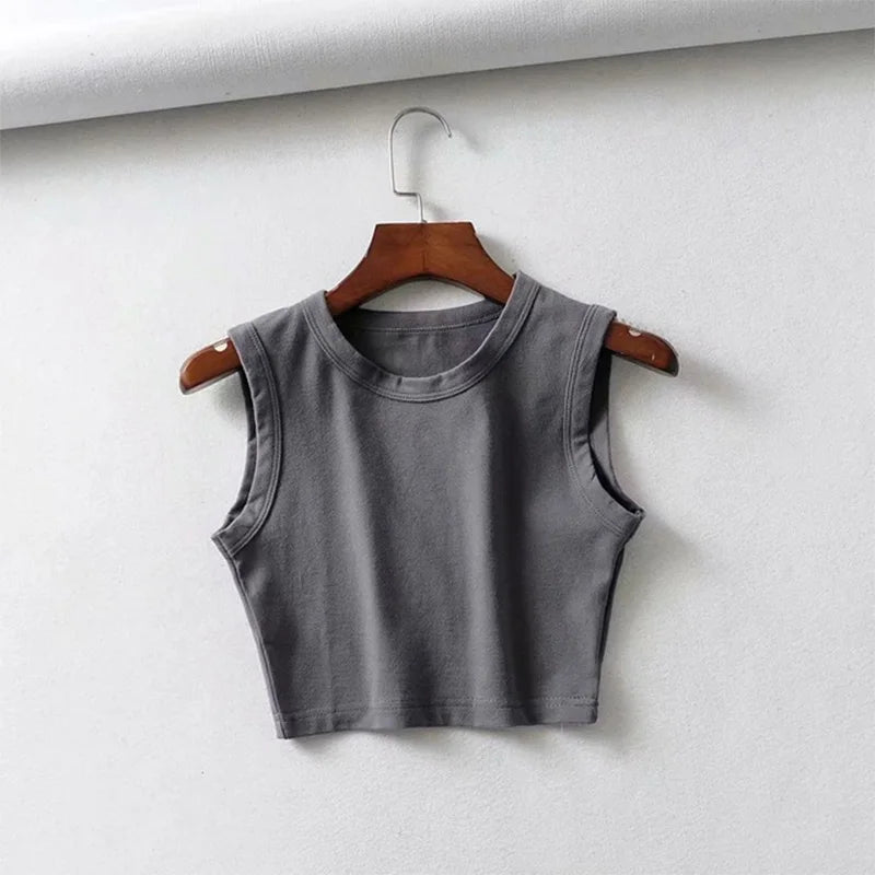 Summer vintage white crop tops