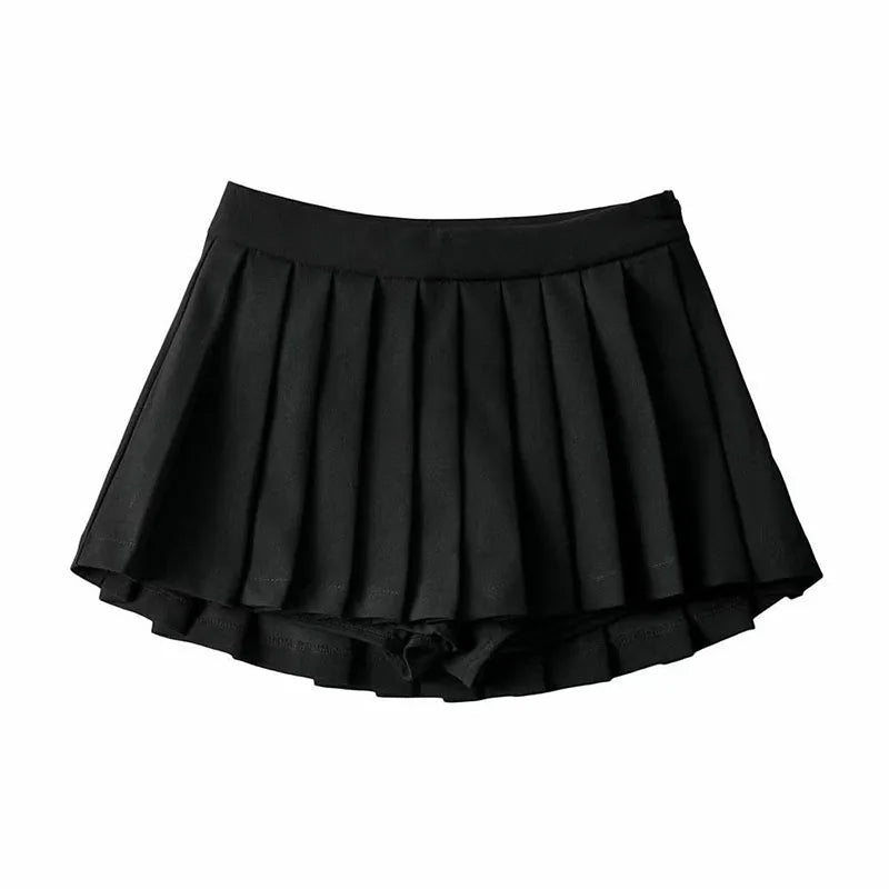High Waist Summer Vintage Mini Skirts