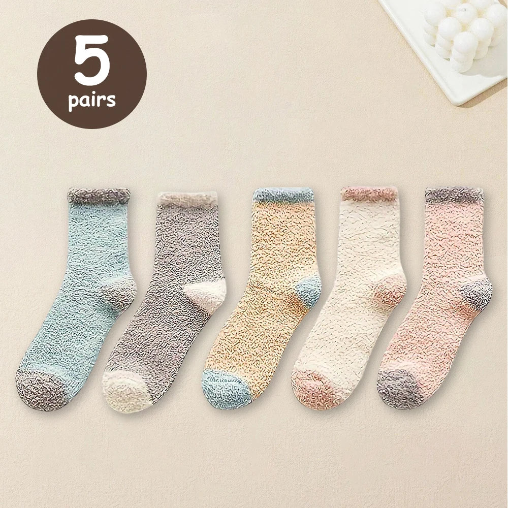 Thick Coral Fleece Socks