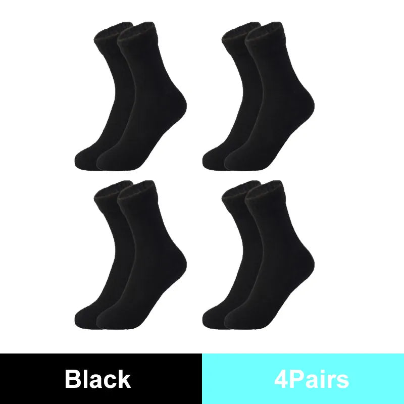 Warm Solid Women Socks