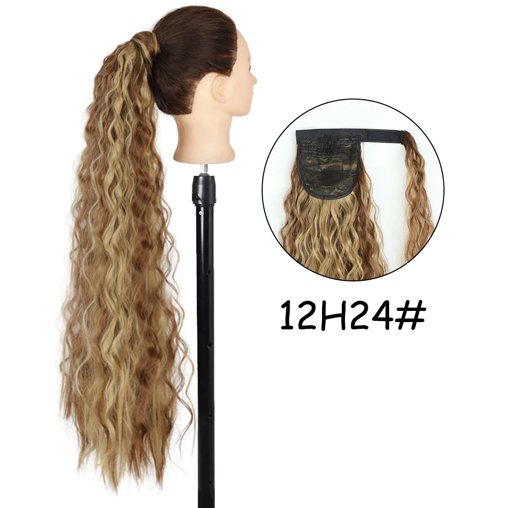 34inches Synthetic Ponytail Hair Extension