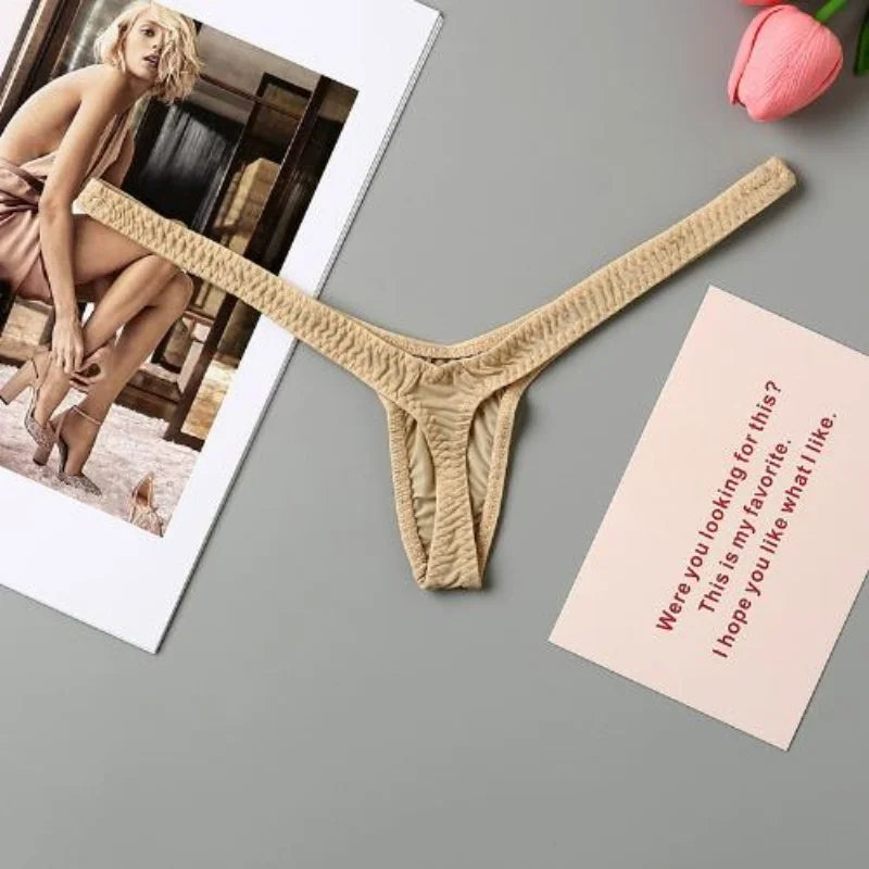 2/4pcs New Deep V Thong Women Underwear