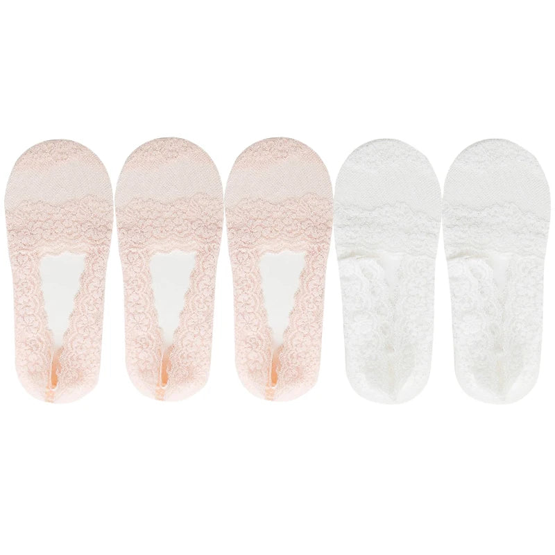 Cotton Transparent White Low Cut Boat Sock