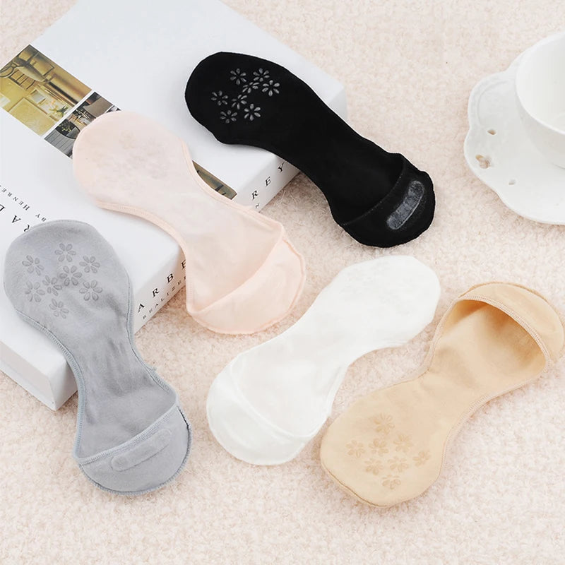 women's Super Invisible For High Heels Boat Socks