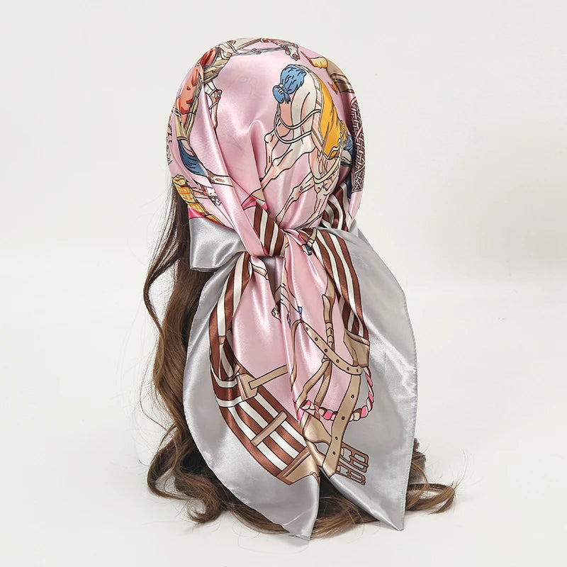 Satin Square Scarf