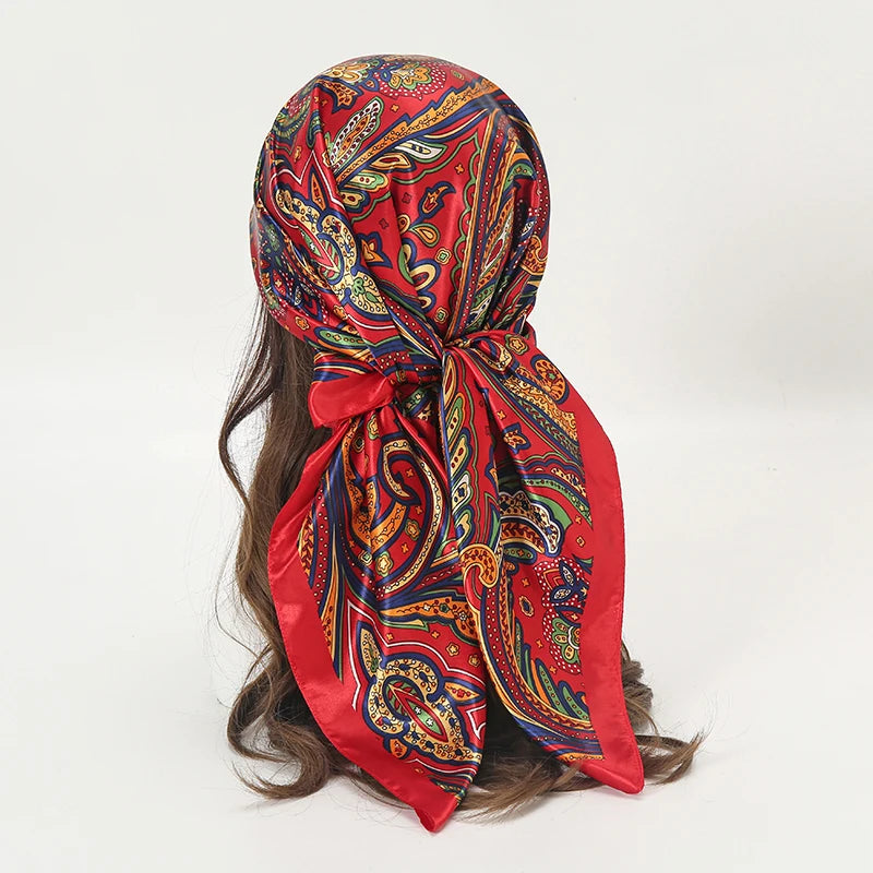 Satin Square Scarf