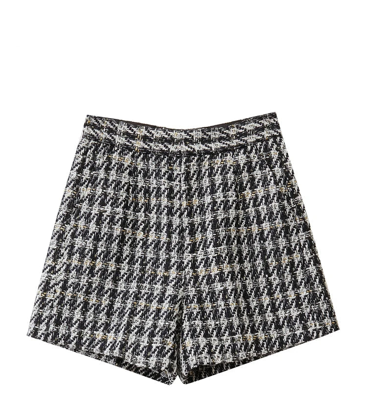 Minimalist Small Fragrant Fashion Women Shorts