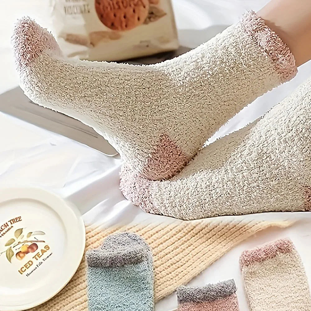 Thick Coral Fleece Socks