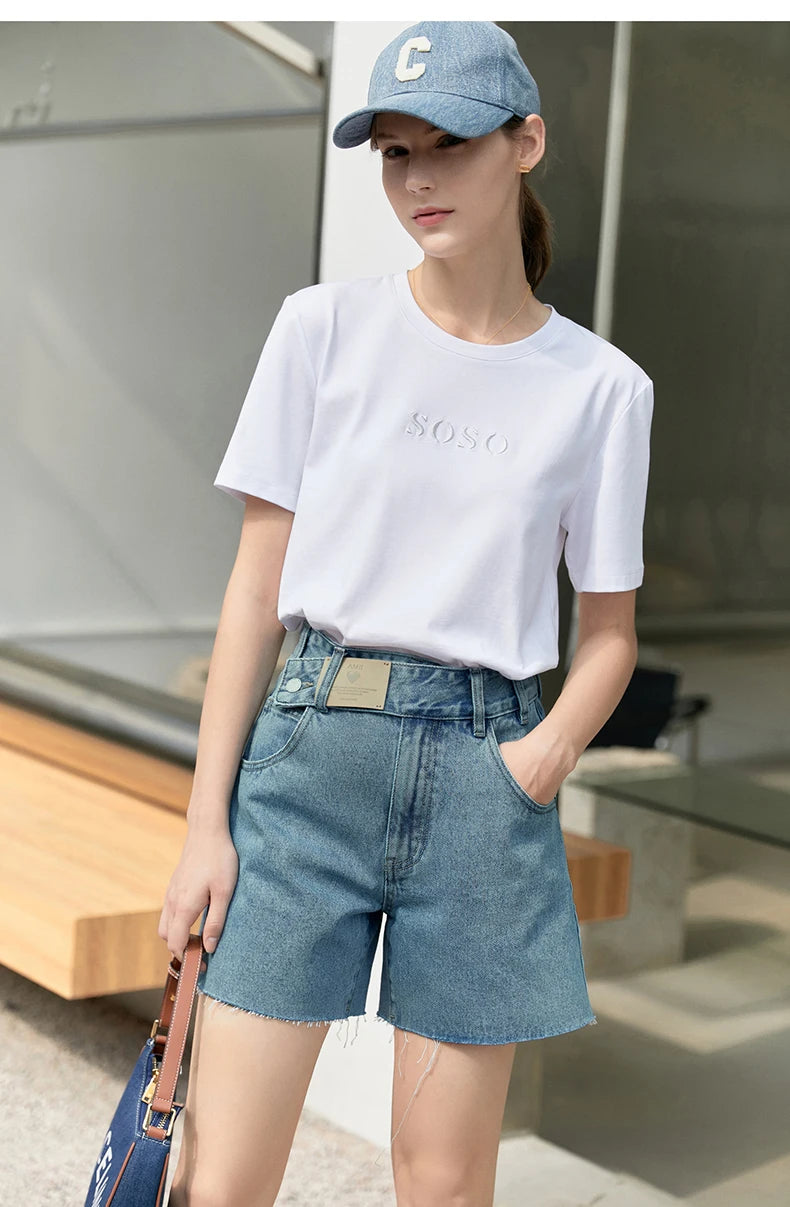 Minimalism Summer New Fashion Design Jeans for Women