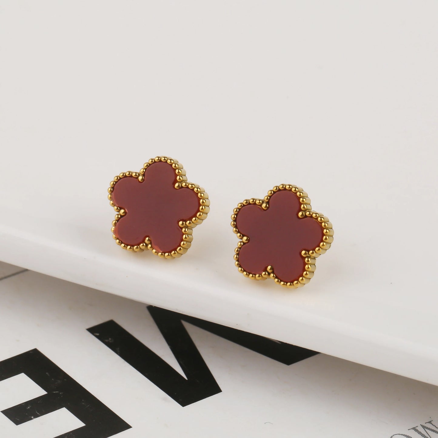 Adjustable New Design Gold Plated Stainless Steel 316L Plant Flower Bracelet