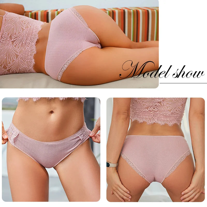 3Pcs/set Women Cotton Panties