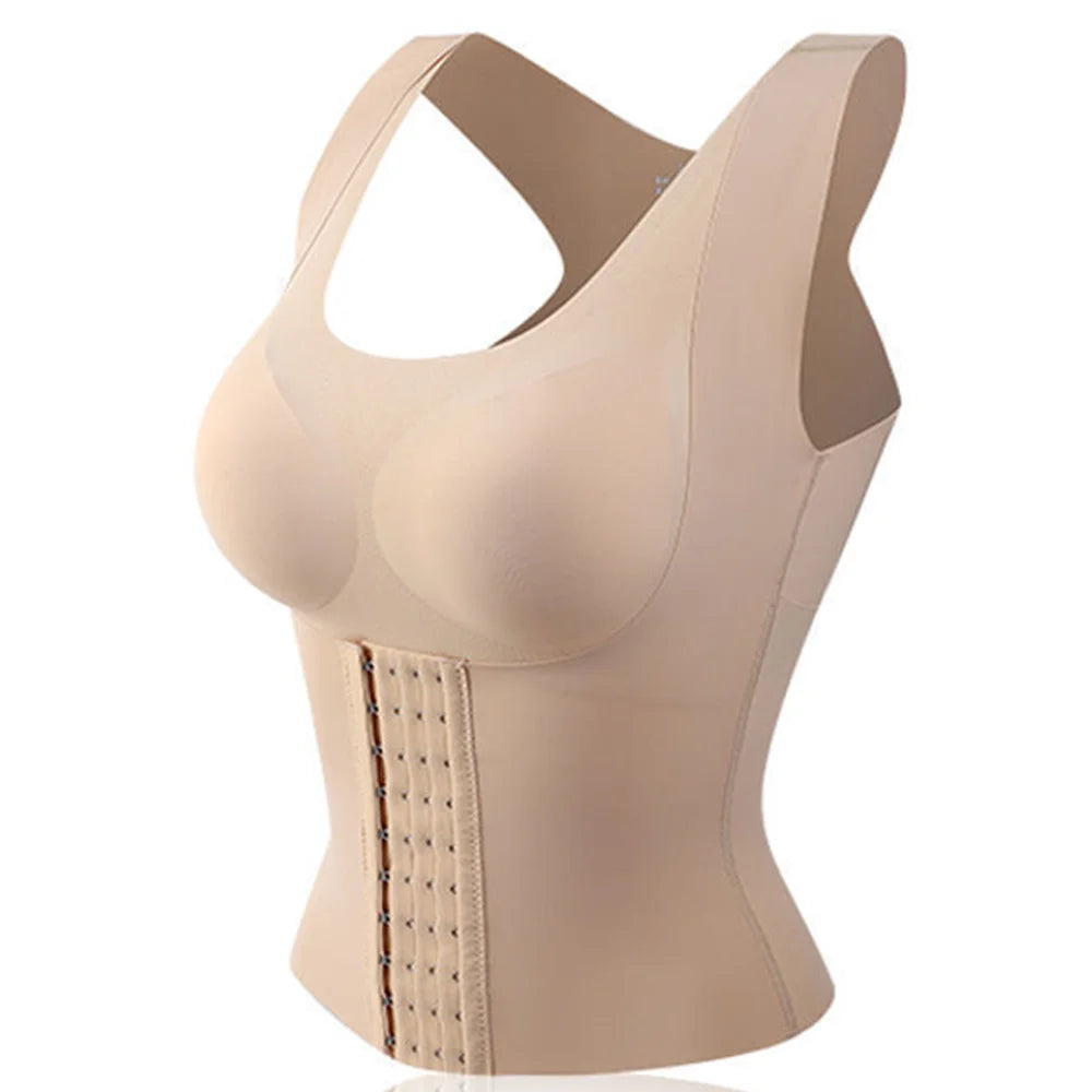 Women's 3 In 1 Waist Button Bra