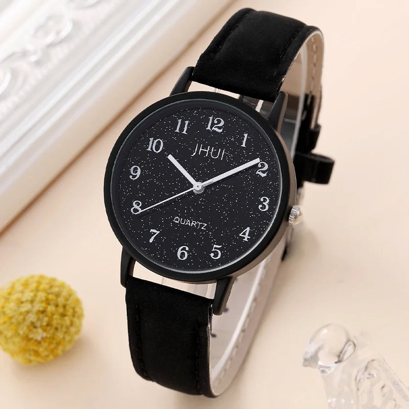 Analog Wristwatches Heart Bracelet Set(Without Box)