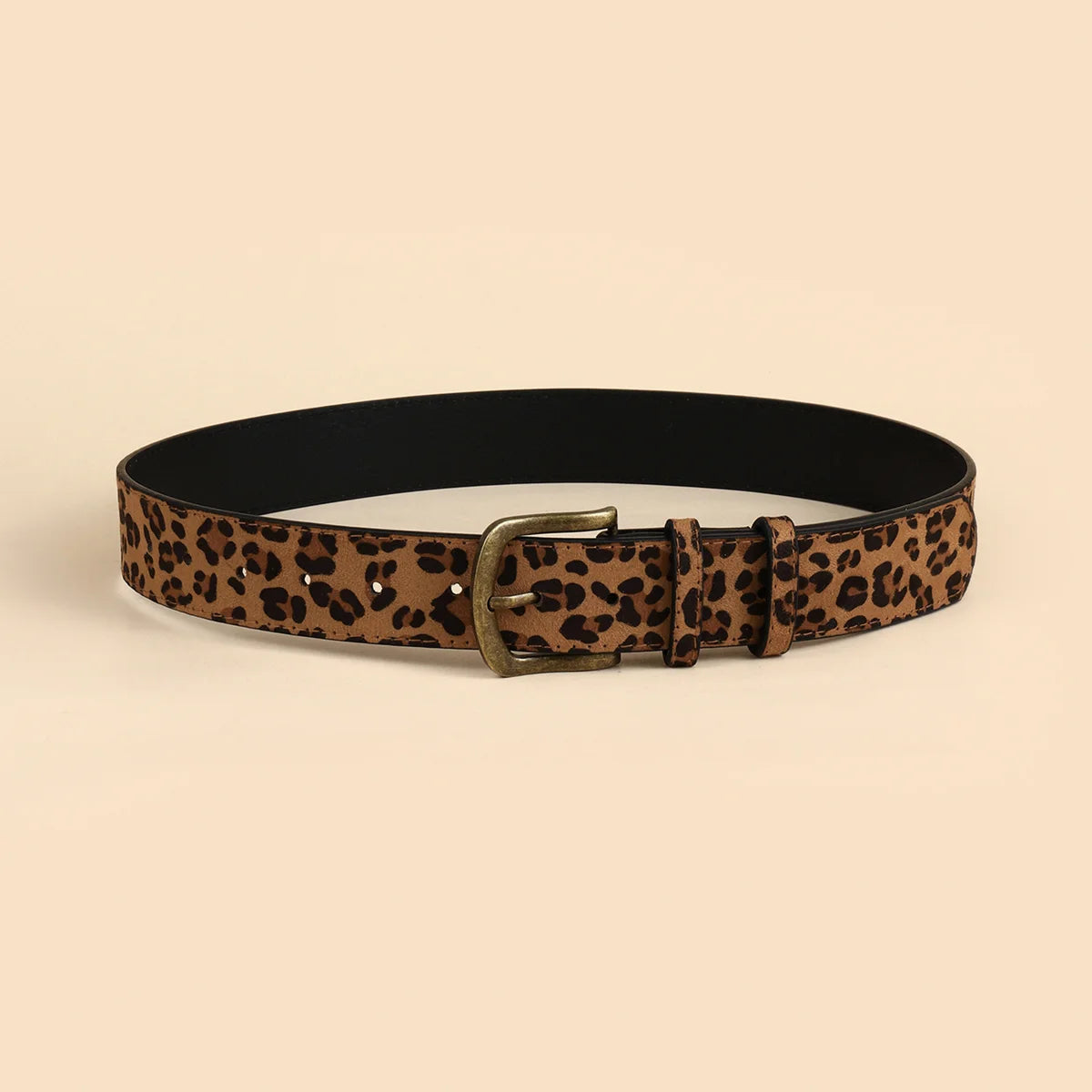Boho Style PU Leopard Print Belt