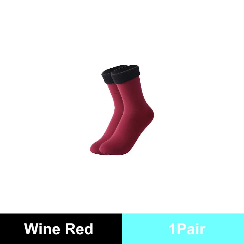 Warm Solid Women Socks