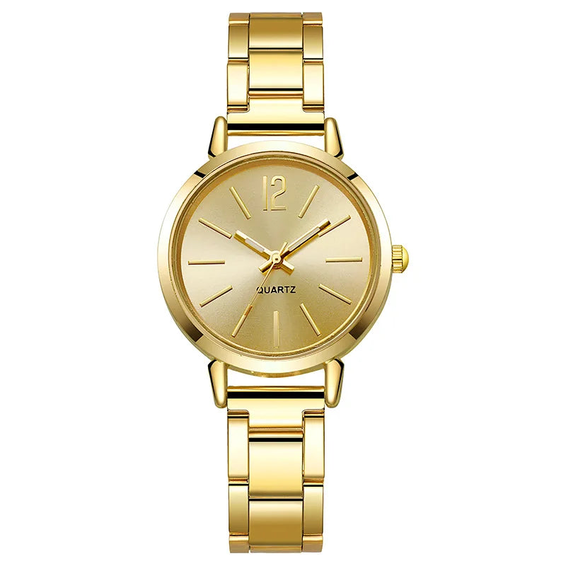 Gold Bracelet Quartz Wristwatch Watches