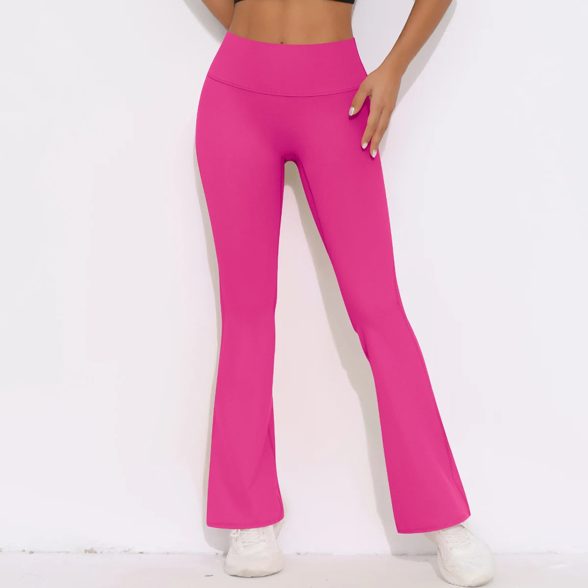 Women Yoga Bell-bottoms Tight Scrunch Butt Lifting Leggings