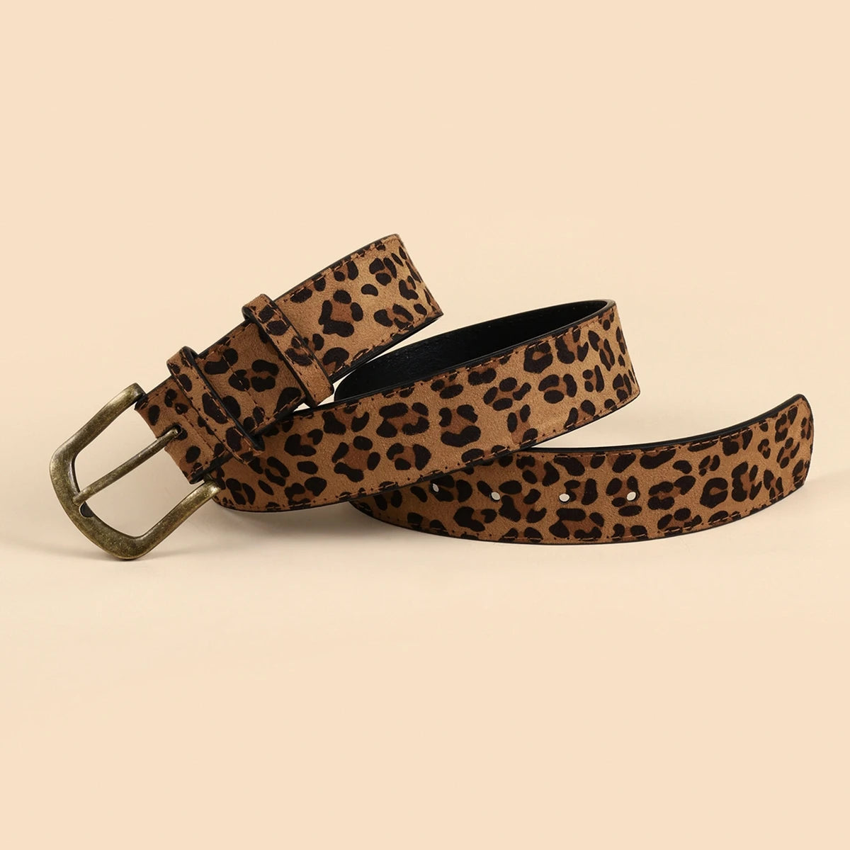 Boho Style PU Leopard Print Belt
