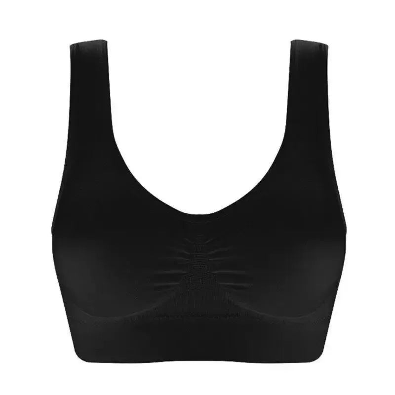 Contrast Lace Wireless Bra