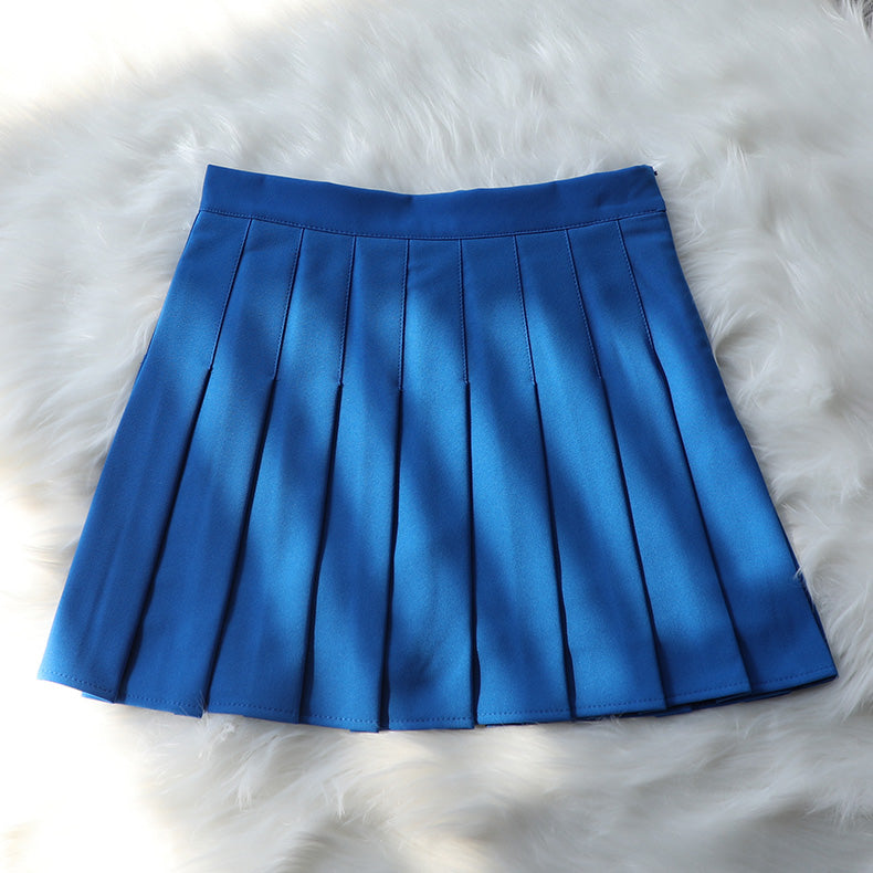 High Waist A-Line Short Skirt