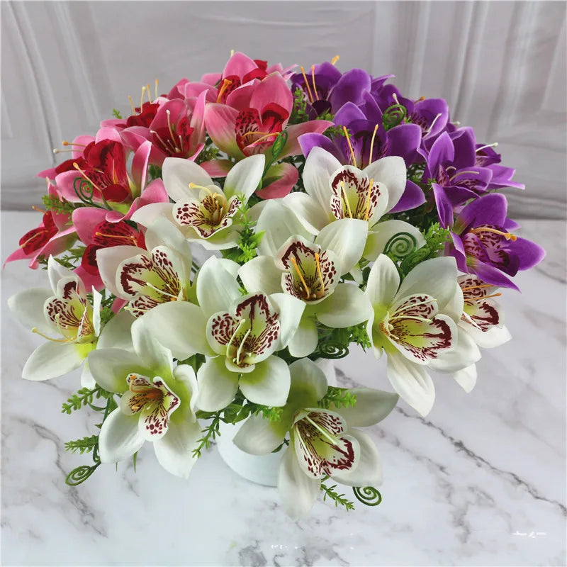 Bouquet Artificial Orchid