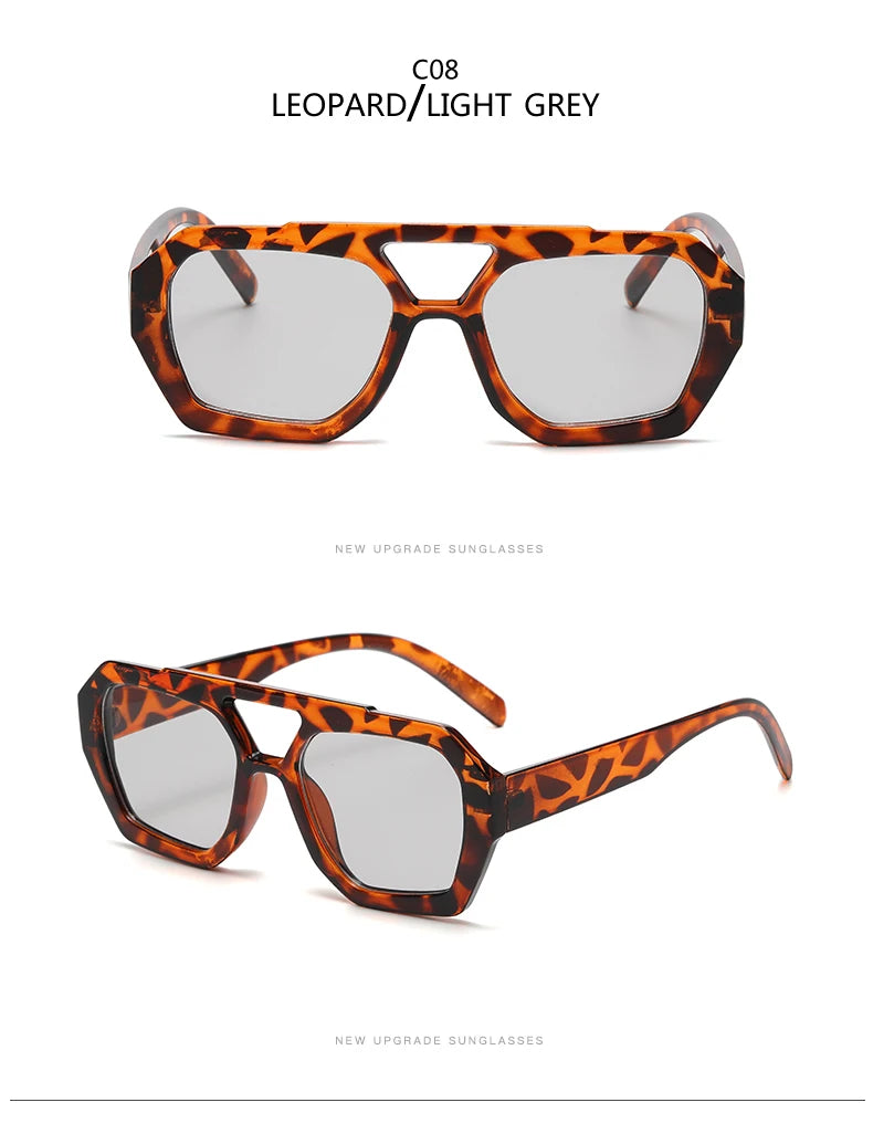 Women's Fashion Irregular Square Sunglasses