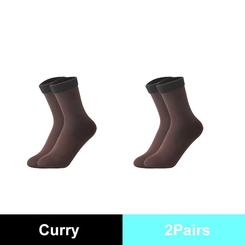 Warm Solid Women Socks