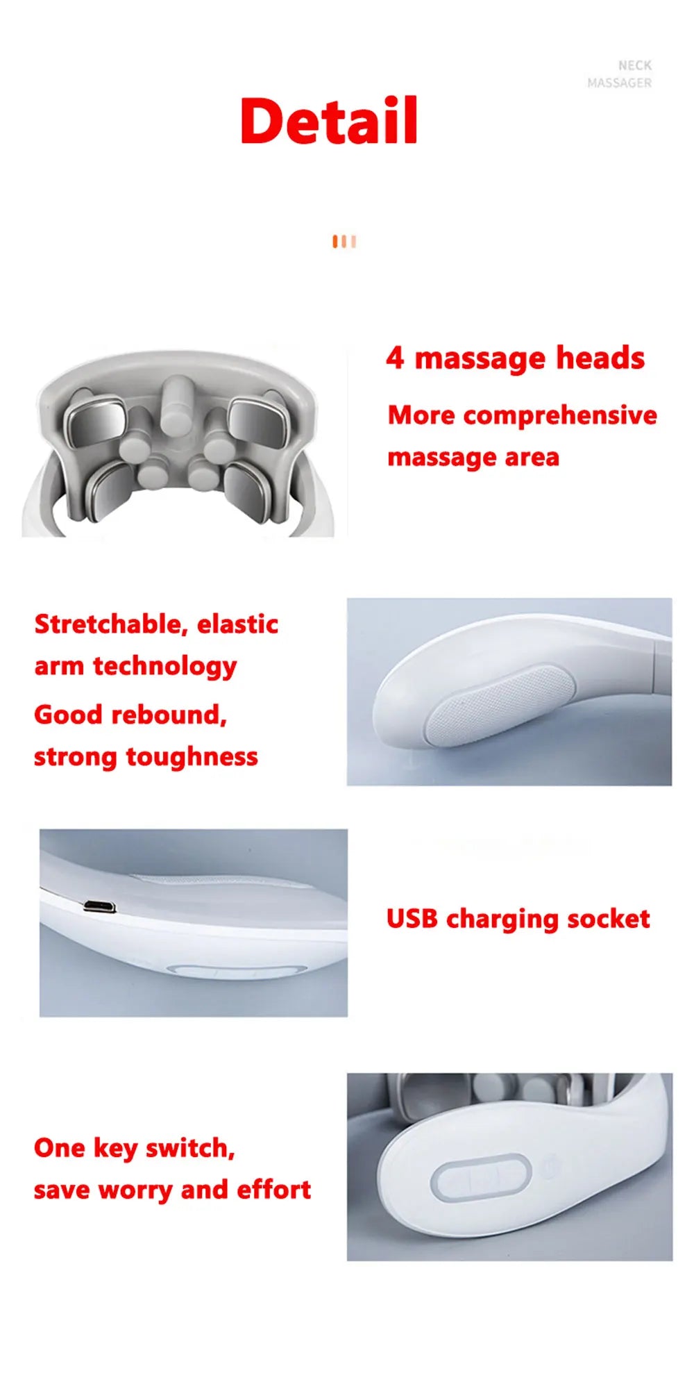 Smart Portable Shoulder Neck Massage