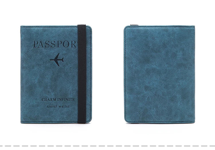 anti-theft multi-functional travel passport holder
