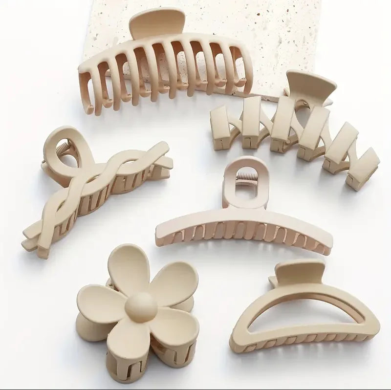 6Pcs Women Fashion Claw Clip
