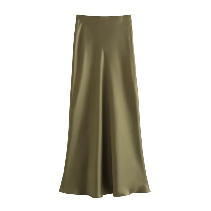 High Waist Long Skirts