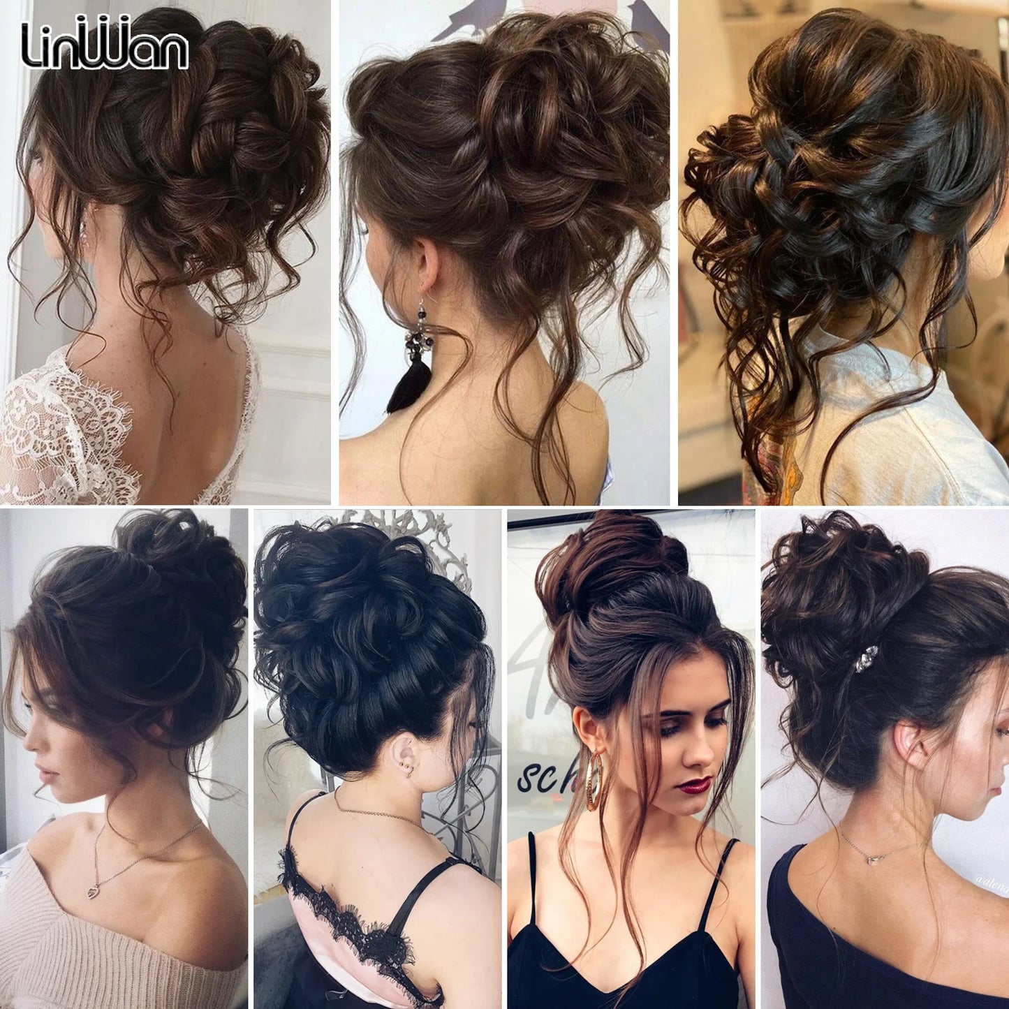 Hair Bun Clip In Ponytail Hair Extensions