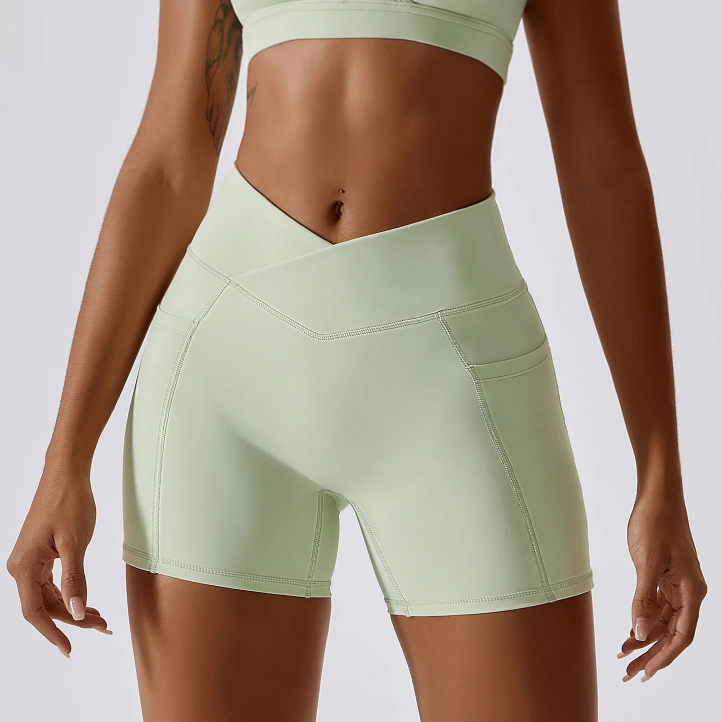 Fitness Shorts Women Tight Cycling Shorts Yoga Shorts