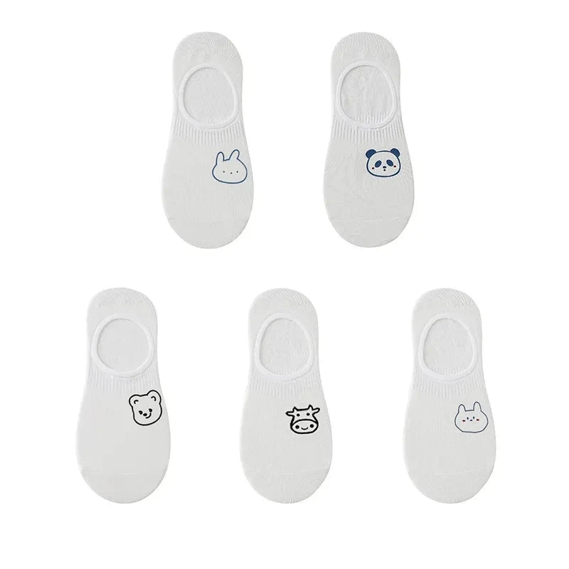 Women's Socks Set Invisible Cartoon Cute Socks
