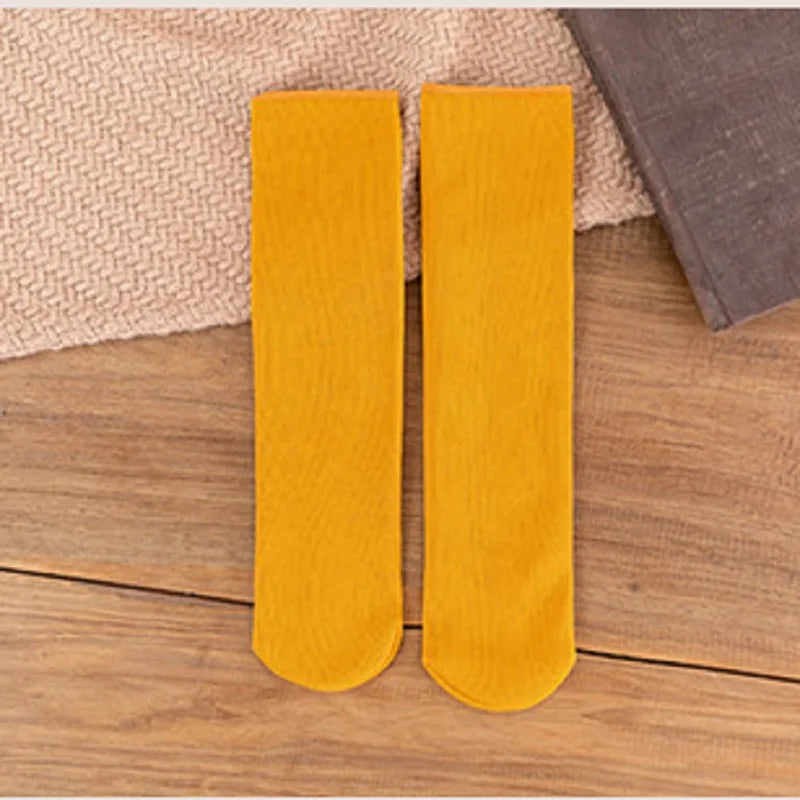 Warm Solid Women Socks