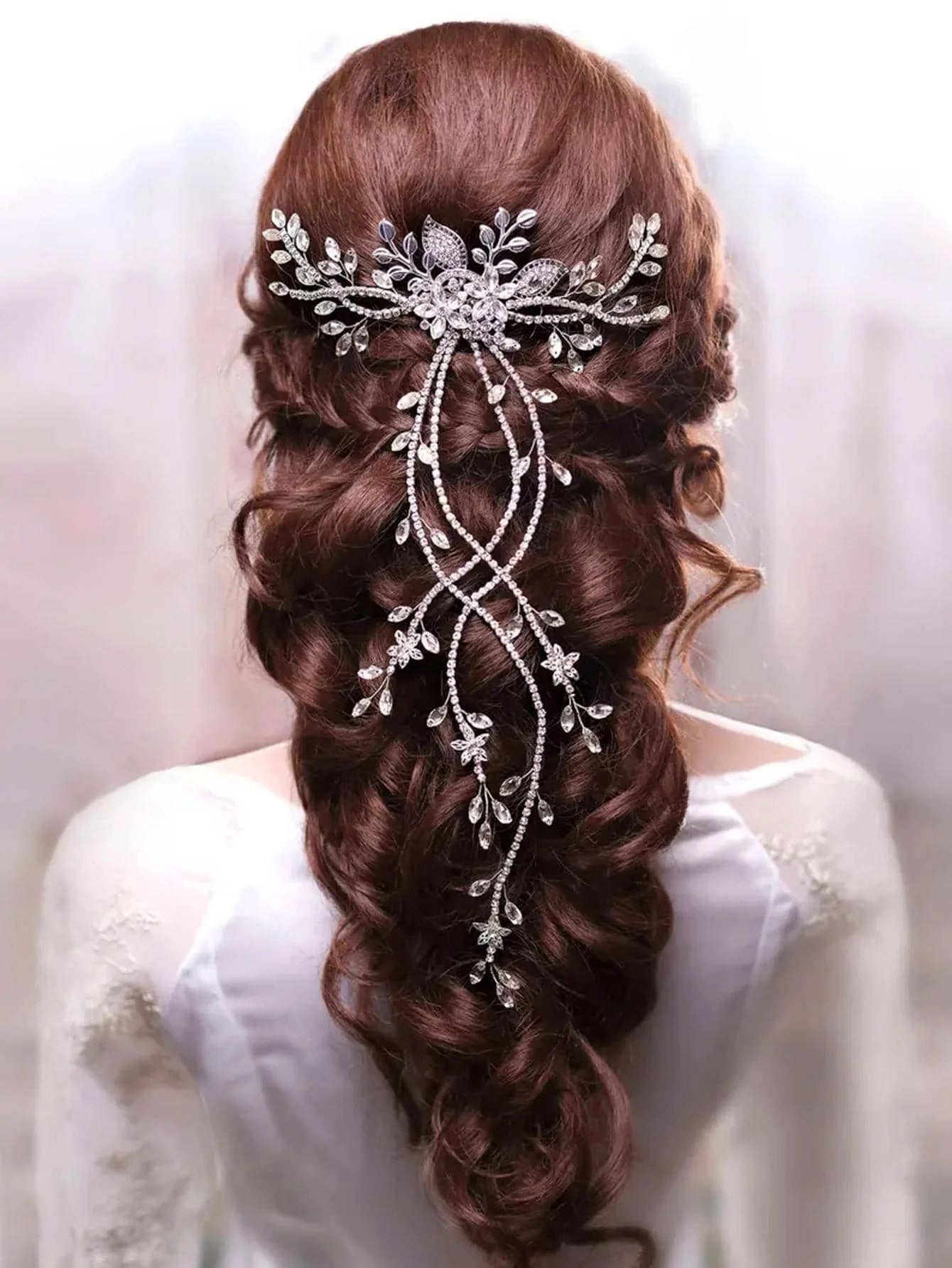 Crystal Pearl Bridal Tiaras Accessories