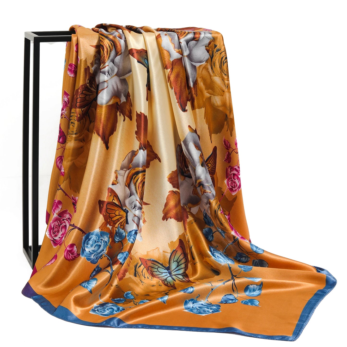 90*90cm Women Scarf Silk