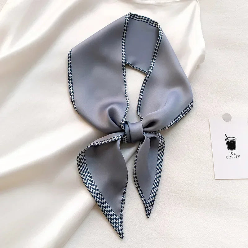 Fashion Print Hair Ribbon Scarf