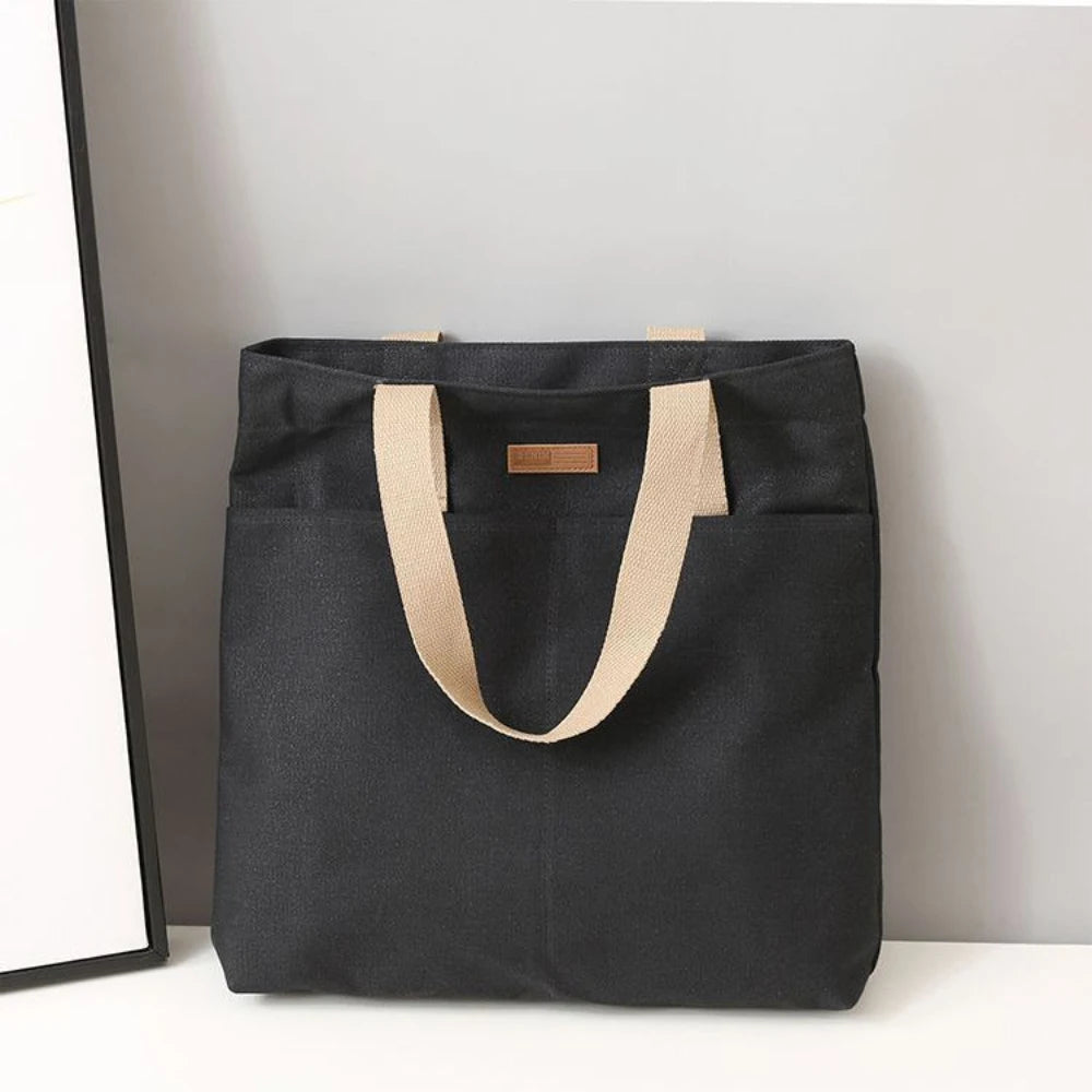 Women's Tote Bag Canvas Sewing Thread Large Capacity