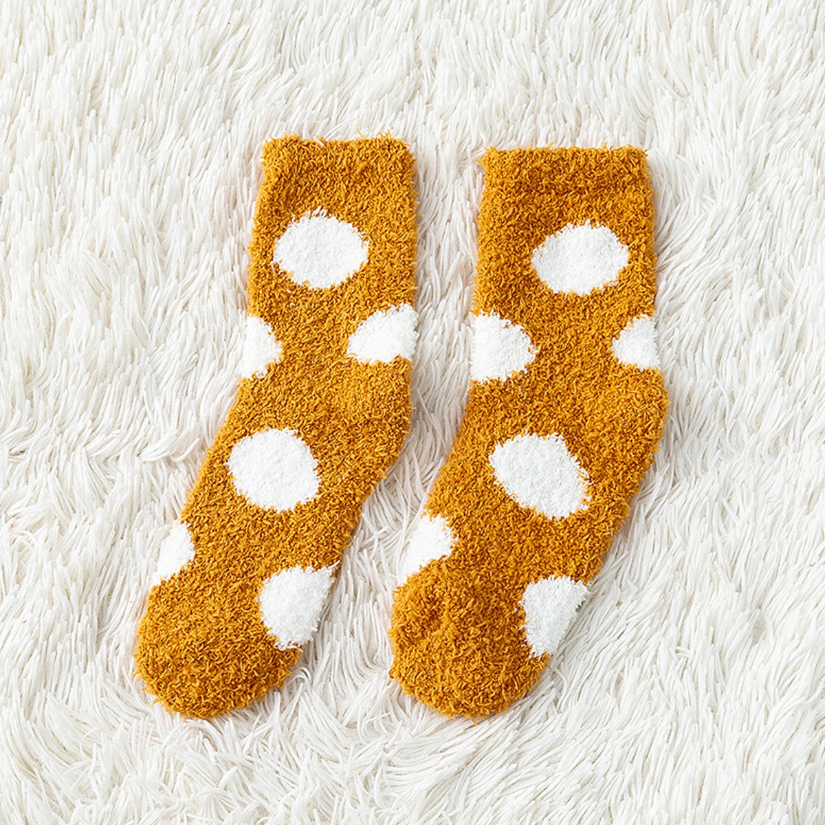 Women's Warm Solid Color Floor Socks