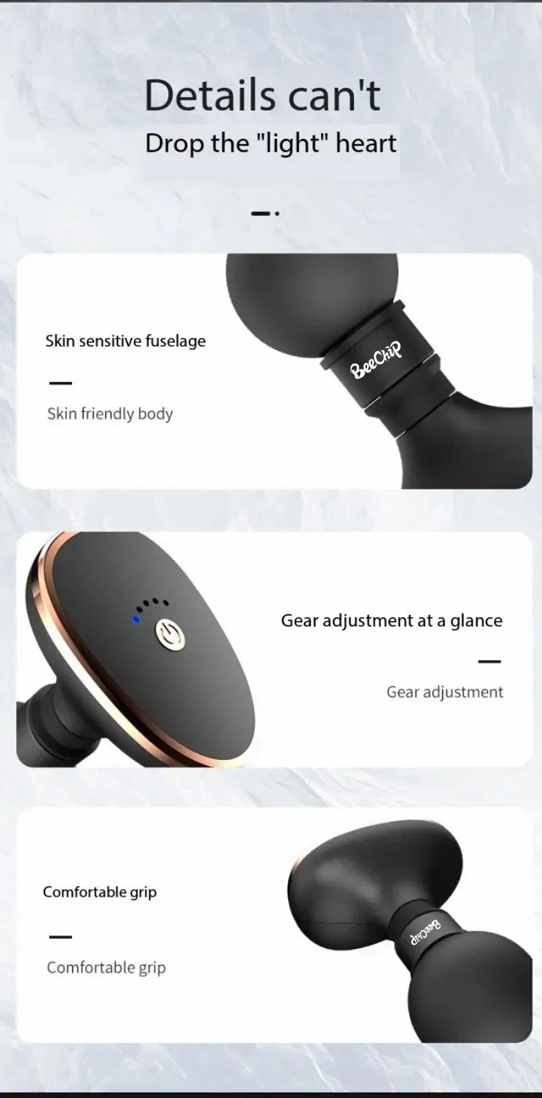 Mini Vibratory Gun Band Portable Silent Muscle Massager