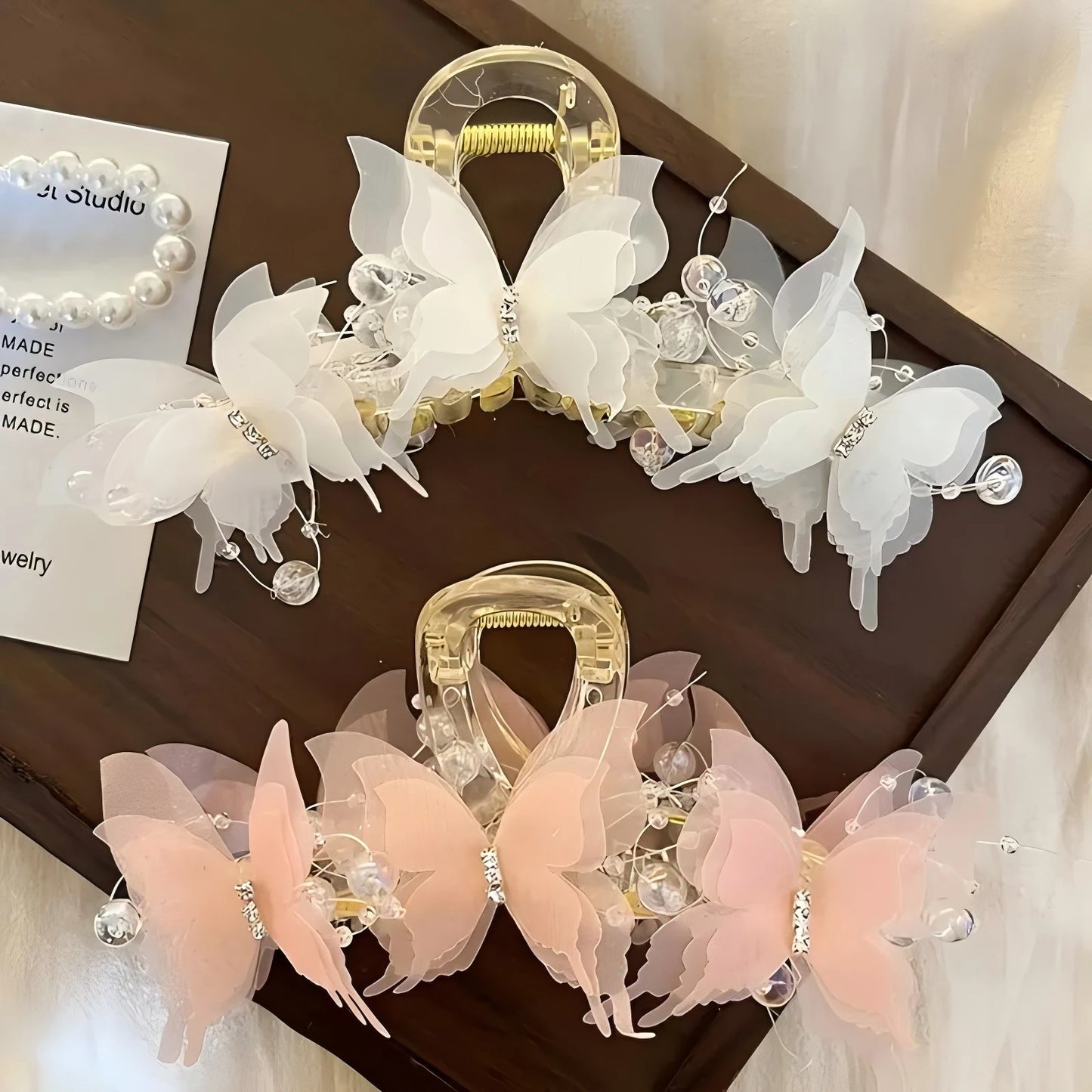 2pc Fashion Butterfly Hair Clip