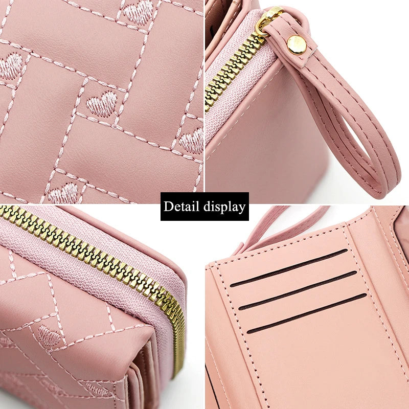 Women's Wallet Tri Fold Card Bag