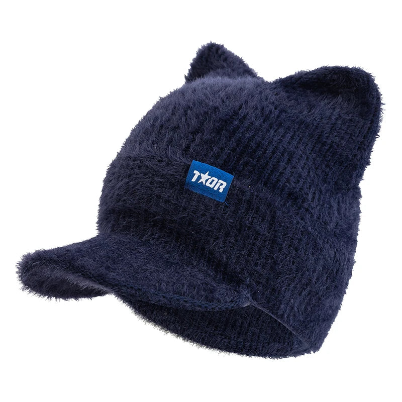 Cute Cat Ear Beanie Hats