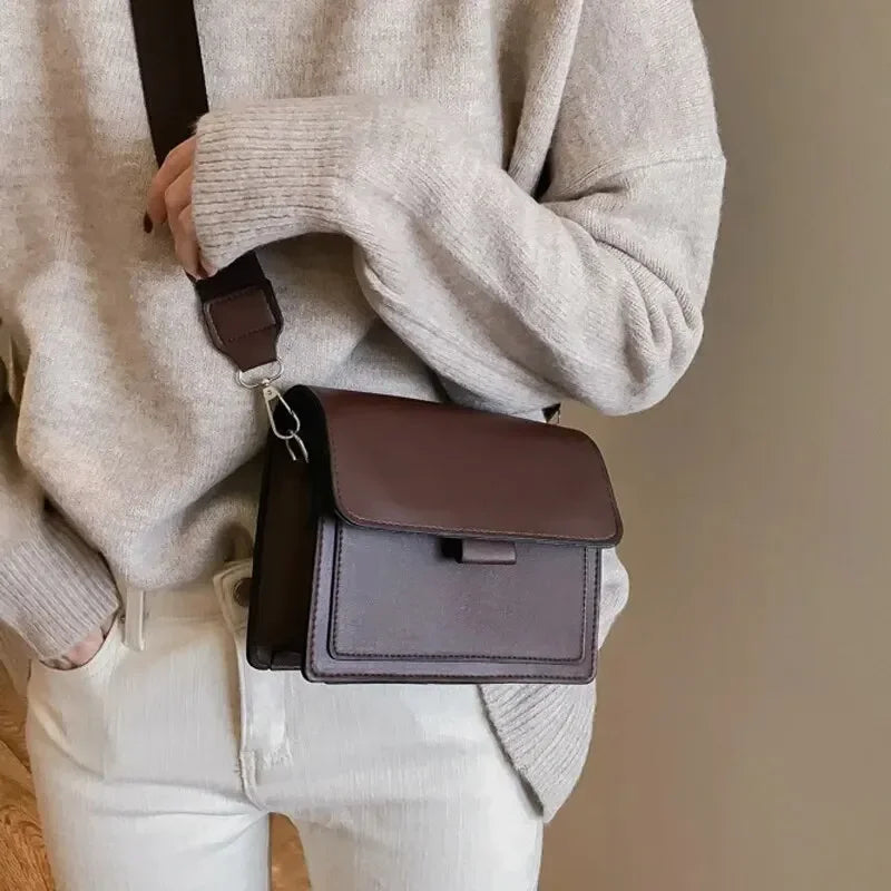 Classic Designer Leather Crossbody Bag
